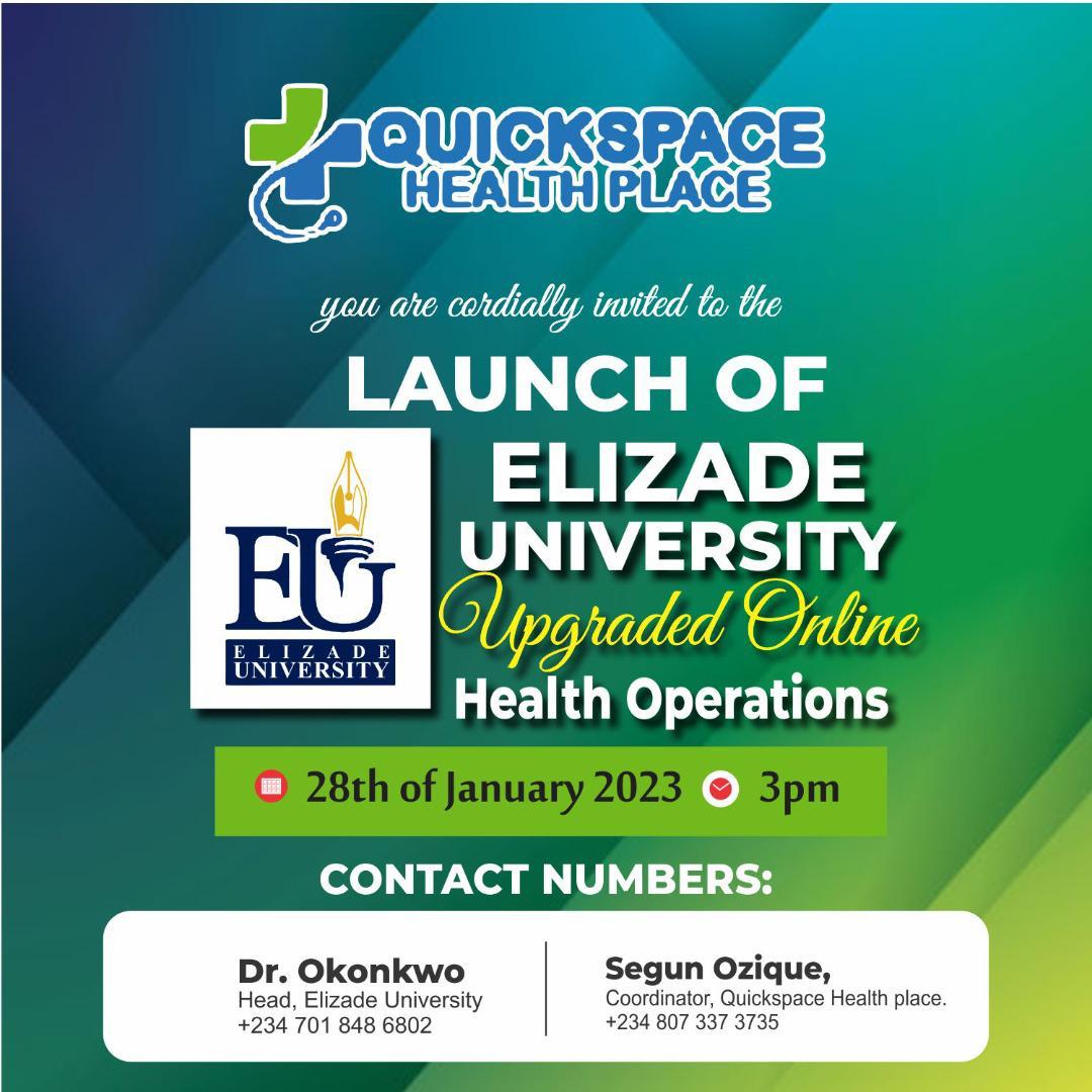 Launch of Elizade Clinic EMR